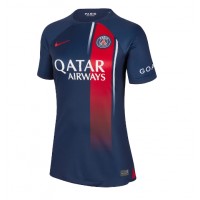 Dámy Fotbalový dres Paris Saint-Germain Kylian Mbappe #7 2023-24 Domácí Krátký Rukáv